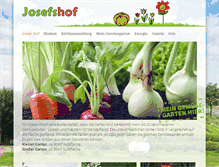 Tablet Screenshot of josefshof.net